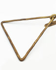 Solid Brass Towel Holder, Wall Mounted Triangular Hand Towel Holder, Solid Bathroom Towel Holder