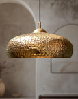 Hammered Brass Pendant Light, Solid Brass Pendant Light Fixture, Farmhouse Kitchen Lighting, Island Kitchen Ceiling Light