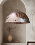 Rustic Copper Farmhouse Light Fixture, Oxidized Copper Ceiling Light, Copper Kitchen Island Pendant light Fixture